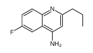 4-Amino-6-fluoro-2-propylquinoline Structure