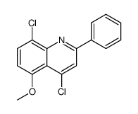 4,8-dichloro-5-methoxy-2-phenylquinoline结构式