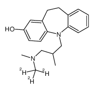 2-Hydroxy trimipramine-d3 Structure