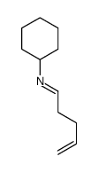 N-cyclohexylpent-4-en-1-imine结构式