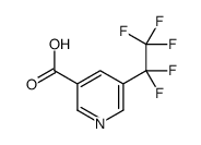 5-(Pentafluoroethyl)nicotinic acid Structure