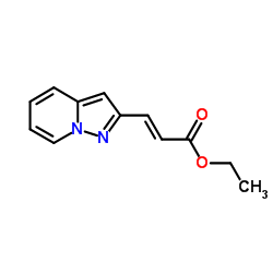 Ethyl (2E)-3-(pyrazolo[1,5-a]pyridin-2-yl)acrylate结构式