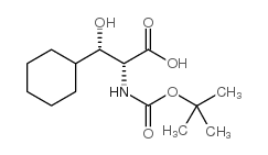 (R,s)-a-n-boc-氨基-b-羟基-环己烷丙酸结构式