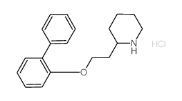 2-[2-([1,1'-Biphenyl]-2-yloxy)ethyl]piperidine hydrochloride结构式