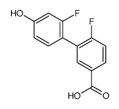 4-fluoro-3-(2-fluoro-4-hydroxyphenyl)benzoic acid Structure