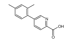 5-(2,4-Dimethylphenyl)picolinic acid Structure