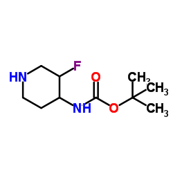 (3-FLUORO-PIPERIDIN-4-YL)-CARBAMIC ACID TERT-BUTYL ESTER图片