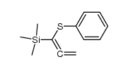 1-(Phenylthio)-1-(trimethylsilyl)-1,2-propadiene Structure
