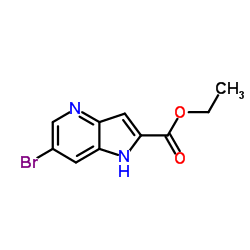 ethyl 6-bromo-1H-pyrrolo[3,2-b]pyridine-2-carboxylate structure