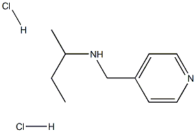 (丁-2-基)[(吡啶-4-基)甲基]胺二盐酸盐结构式