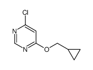 4-chloro-6-(cyclopropylmethoxy)pyrimidine structure