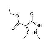 4-ethoxycarbonyl-2,3-dimethylpyrazolin-5-one Structure