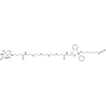 Biotin-PEG4-amino-t-Bu-DADPS-C6-azide图片