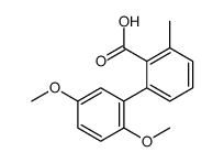 2-(2,5-dimethoxyphenyl)-6-methylbenzoic acid Structure