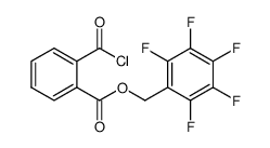 o-(Pentafluorobenzyloxycarbonyl)benzoyl Chloride Structure
