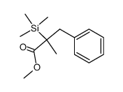 methyl 2-methyl-2-(trimethylsilyl)-3-phenylpropionate Structure