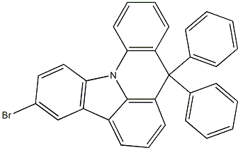 3-bromo-8,8-diphenyl-8H-indolo[3,2,1-de]acridine Structure