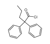 2,2-diphenyl-valeryl chloride Structure