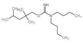 Pseudourea, 3,3-dibutyl-2-(2,2,4-trimethylpentyl)-(7CI,8CI)结构式