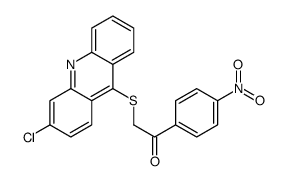 2-(3-chloroacridin-9-yl)sulfanyl-1-(4-nitrophenyl)ethanone Structure