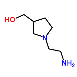 [1-(2-Aminoethyl)-3-pyrrolidinyl]methanol Structure