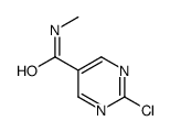 2-氯-N-甲基嘧啶-5-甲酰胺结构式