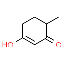 2-Cyclohexen-1-one,3-hydroxy-6-methyl-(9CI) structure