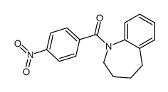 (4-nitrophenyl)-(2,3,4,5-tetrahydro-1-benzazepin-1-yl)methanone结构式