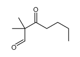 2,2-dimethyl-3-oxoheptanal Structure