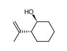 (±)-(1S,2R)-2-(prop-1-en-2-yl)cyclohexanol结构式