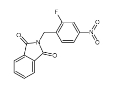 2-(2-fluoro-4-nitrobenzyl)isoindoline-1,3-dione Structure