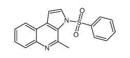4-methyl-3-(phenylsulfonyl)-3H-pyrrolo[2,3-c]quinoline Structure