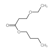 Propanoic acid,3-ethoxy-, butyl ester Structure