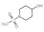 1-(METHYLSULFONYL)PIPERIDIN-4-OL Structure