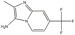 2-Methyl-7-(trifluoromethyl)imidazo[1,2-a]pyridin-3-amine结构式