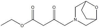 ethyl 4-(8-oxa-3-azabicyclo[3.2.1]octan-3-yl)-3-oxobutanoate Structure