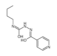1-butyl-3-(pyridine-4-carbonylamino)urea结构式