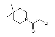 Piperidine, 1-(chloroacetyl)-4,4-dimethyl- (9CI) structure