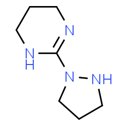 Pyrimidine,1,4,5,6-tetrahydro-2-(1-pyrazolidinyl)- Structure