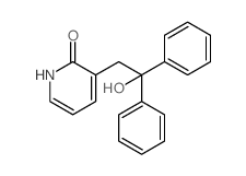 2(1H)-Pyridinone,3-(2-hydroxy-2,2-diphenylethyl)-结构式