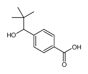 4-(1-hydroxy-2,2-dimethylpropyl)benzoic acid结构式