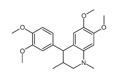 2-Methyl-1-(3,4-dimethoxyphenyl)-1-(2-dimethylamino-4,5-dimethoxypheny l)propane结构式