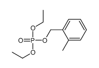 diethyl (2-methylphenyl)methyl phosphate结构式