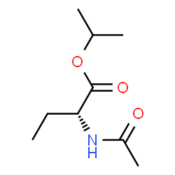 Butanoic acid,2-(acetylamino)-,1-methylethyl ester,(R)- (9CI)结构式