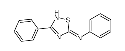 N,3-Diphenyl-1,2,4-thiadiazol-5-amine Structure