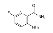 2-Pyridinecarboxamide,3-amino-6-fluoro-(9CI) Structure