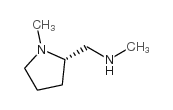 (S)-N-甲基-1-(1-甲基吡咯烷-2-基)甲胺结构式