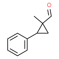 Cyclopropanecarboxaldehyde, 1-methyl-2-phenyl-, cis- (9CI) Structure