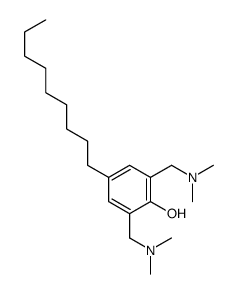 2,6-bis[(dimethylamino)methyl]-4-nonylphenol结构式