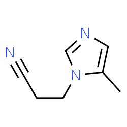 1H-Imidazole-1-propanenitrile,5-methyl-(9CI) Structure